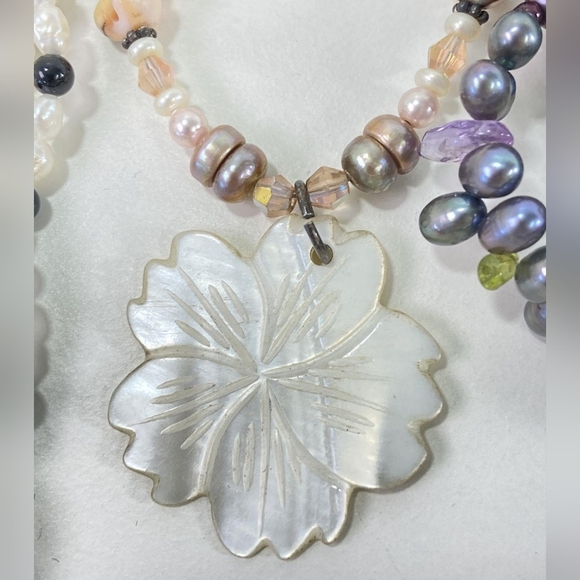 Grandma, s 14 Piece Lot of Assorted Genuine Pearl Seed Pearl Necklaces/Bracelets - Picture 14 of 17